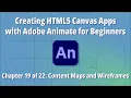 Creating HTML5 Canvas Apps with Adobe Animate for Beginners - 19 of 22 Content Maps and Wireframes