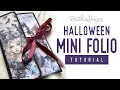 Mini Folio Tutorial Scary Fairies Crafting Printables Kit Halloween Crafts