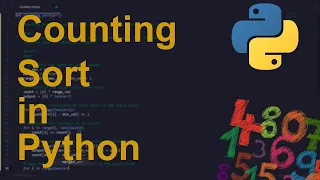 Counting Sort Code in Python Sorting Algorithms Python Coding Tutorial Python Coding Interview