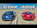Lagu 1800hp Toyota Supra vs Tesla Model S Plaid: DRAG RACE