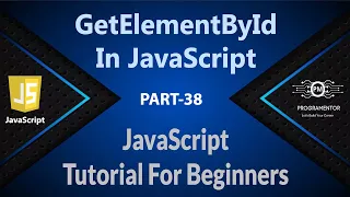 38 GetElementById Function In JavaScript GetElementById JavaScript JavaScript