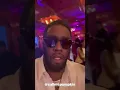 Diddy give Chance Combs mother Sarah Chapman her flowers