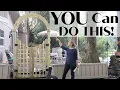 How to build an arched arbor with double gate