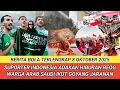 Download Lagu SUASANA TAK TERDUGA DI JEDDAH Suporter Indonesia Pamer Reog Ponorogo, Saudi Sampai Ikut Menari!