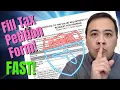 How to FILL OUT Tax Appeal Form FL DR-486 VAB Petition Value Adjustment Board