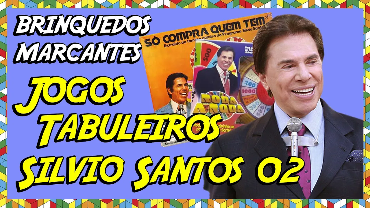 Jogos de tabuleiros de Sílvio Santos parte 02