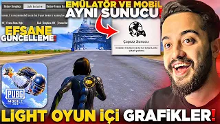 OHA! EMÜLATÖR ve MOBİLE AYNI SUNUCU GELDİ! YENİ PUBG MOBILE LIGHT GRAFİKLERİ!