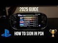 How to sign in PSN Modded Vita 2025