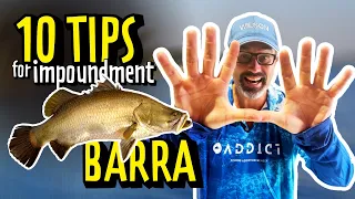 how to catch more barramundi impoundment fishing