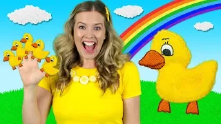 Five Little Ducks Kids Songs Nursery Rhymes Learn To Count The Little Ducks 
