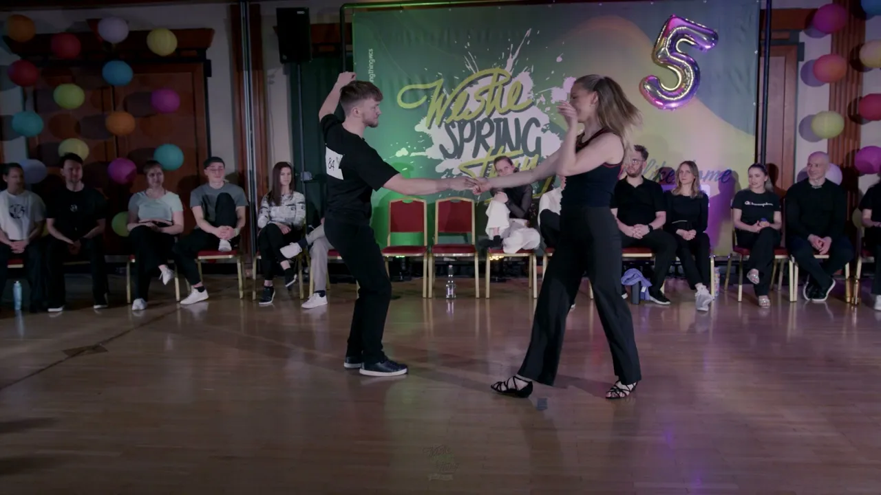 Victor Aitman & Evelina Lundberg - 3rd place Strictly Open Finals - Westie Spring Thing 2025