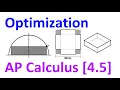 4 5A - Optimization AP Calculus