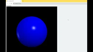 Create a 3D sphere using the vpython module in Python