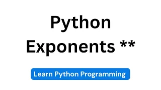 Python exponent operator and right-associative behavior Python Tutorials