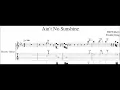Freddie King - Ain't No Sunshine - Intro transcription