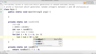 Google Interview Question Random Integer Generator using Random Boolean Generator