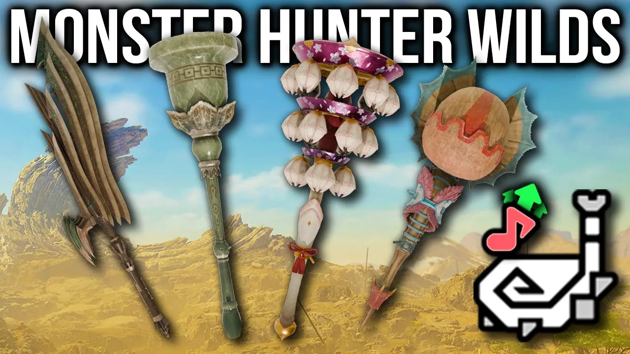 Monster Hunter Wilds - All Hunting Horns, Melodies & Songs Monster Hunter Wilds - All Hunting Horns, Melodies & Songs