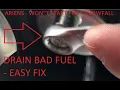 Ariens Snowblower Won t Start First Snowfall - BAD FUEL STUCK