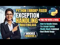 Python Exception Handling Errors Try Except Finally Class 12 Sem 3 WBCHSE COMS Rahul sir