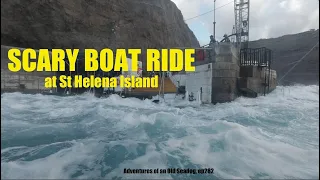 SCARY BOAT RIDE at ST HELENA ISLAND