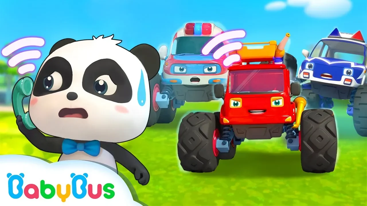Bayi Panda Dan Mobil-mobil Besarnya | Kumpulan Film Bayi Panda | BabyBus Bahasa Indonesia