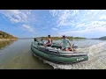 TOUGHEST Inflatable Fishing Boat Saturn FB385 Review
