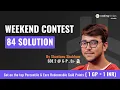 Coding Ninjas Studio Weekend Contest 84 Solution Coding Ninjas