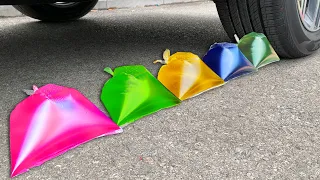 Experiment Car vs Giant Balloons from Toothpaste Eruption with Giant Coca Cola, Mtn Dew vs Mentos