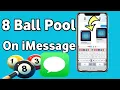 How to play 8 ball pool on iMessage How to play 8 ball pool like a pro on iMessage