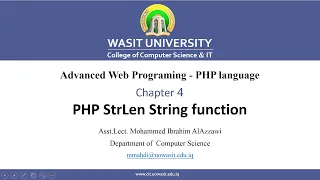 48 PHP StrLen String function