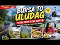 Turkey Travel Vlog Bursa to Uludag Road Trip Rainy Day Adventure Turkish Food