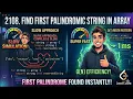 Find First Palindromic String in the Array Two Pointer Trick Explained LeetCode
