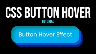 Amazing 3D Button Hover Effect using HTML CSS