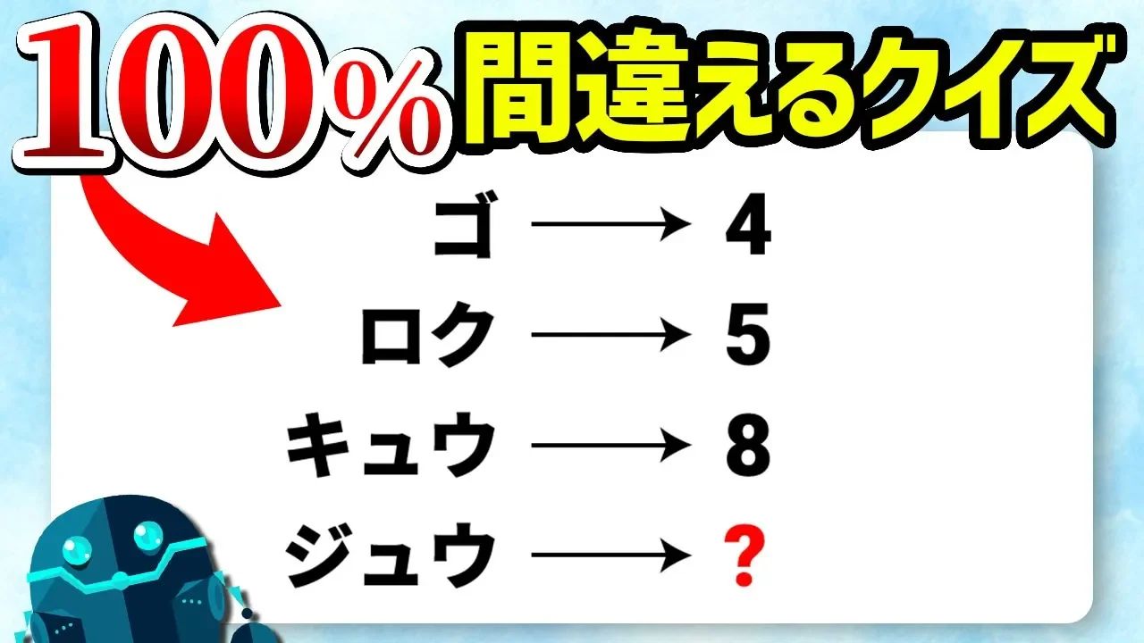 1人でも、みんなでも暇をつぶせる楽しいクイズ