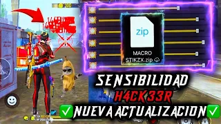 CONFIGURACION PERFECTA PARA IPHONE EN LA NUEVA ACTUALIZACIÓN DE FREE FIRE 2026 ✅📲