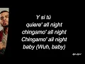 Dei V, Rauw Alejandro   All Night LETRA