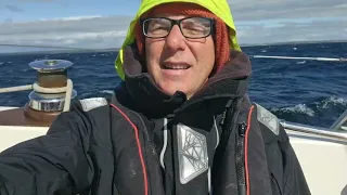 25.7.26 Peterhead to Stonehaven.  Seasickness and sunshine