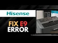 How to Fix E9 Error on Hisense Dehumidifier