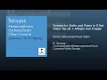 Violin Sonata in E-Flat Major, Op. 18: I. Allegro, ma non troppo