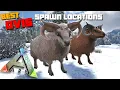 ARK The Island OVIS Spawn Locations Best Spots Where To Find Mutton