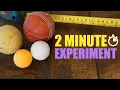 2 MINUTE EXPERIMENT - Ball Bounce
