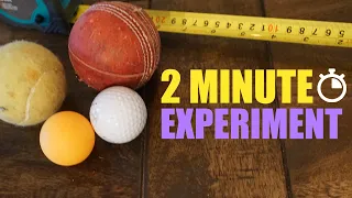 2 MINUTE EXPERIMENT - Ball Bounce