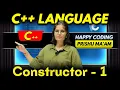 Constructor in C Part-1 Complete C Course Happy Coding with Prishu