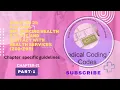 ICD 10 CM Chapter 21 Coding Guidelines