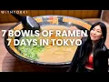 TOP 7 RAMEN in TOKYO JAPAN