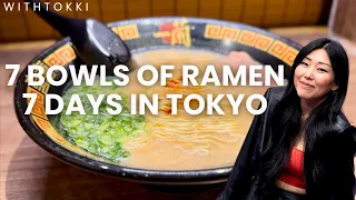 TOP 7 RAMEN in TOKYO JAPAN