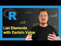Find Elements in List 2 Examples Identify Select Items from Lists which sapply Functions