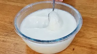 IOGURTE NATURAL CASEIRO - FÁCIL e BARATO - CREMOSO e SAUDÁVEL (Só 2 Ingredientes)