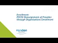 Enrollment PECOS Reassignment of Provider through Organizations Enrollment