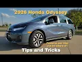 2026 Honda Odyssey Tips and Tricks Hidden Features that salespeople forget to SHARE